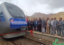 افتتاح راه آهن دو خطه رخش _ چاه خاور _طبر کوه